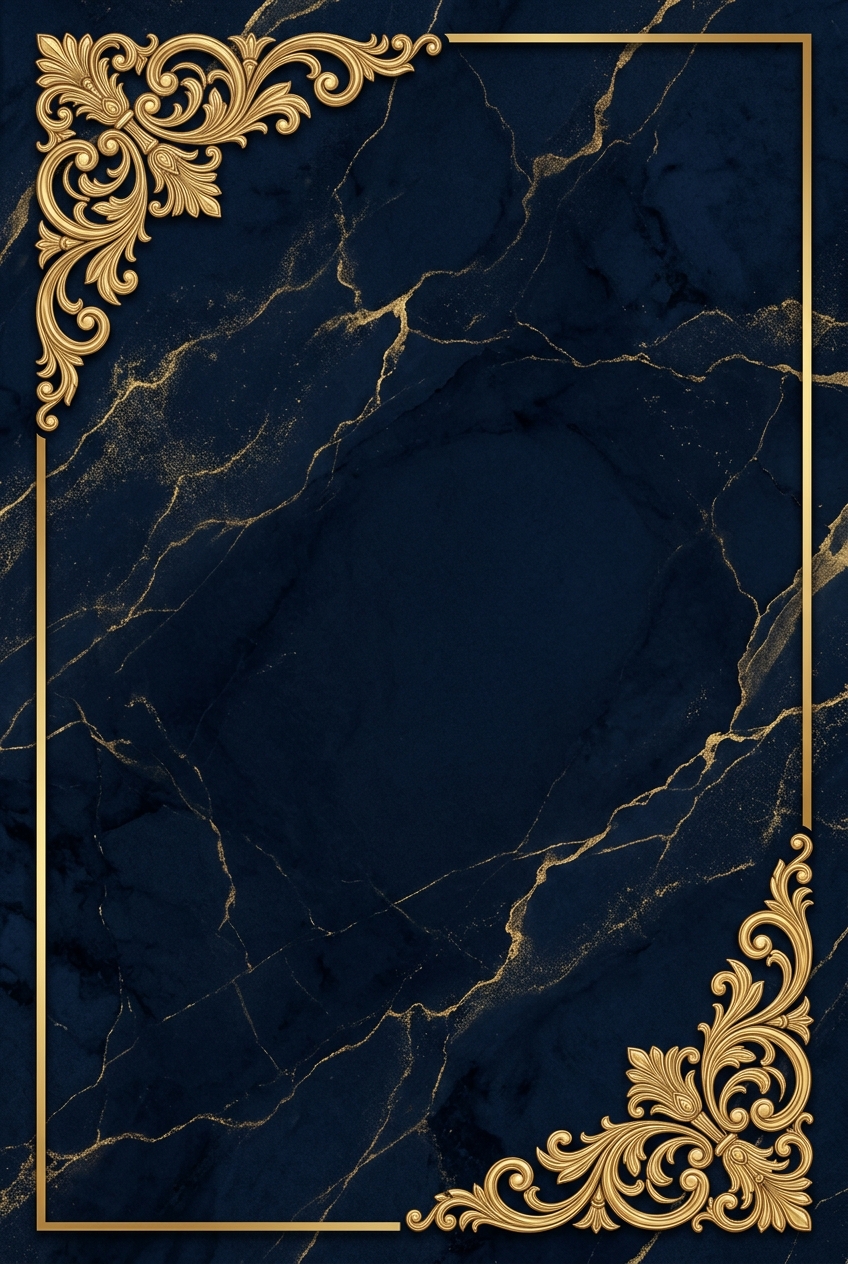 Navy & Gold